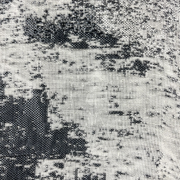 Caroline Rose Textured Jacket Womens Small Linen Blend Abstract Artsy USA Made - Picture 13 of 15